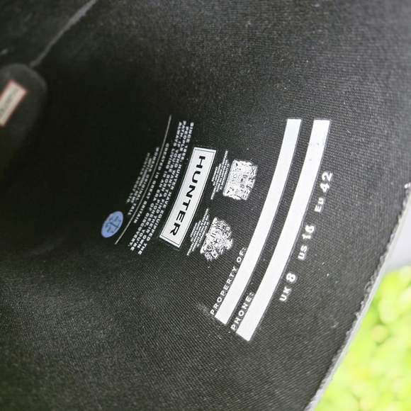 HUNTER Original Back Adjustable Tall Rain Boot Size 10 - Picture 7 of 8